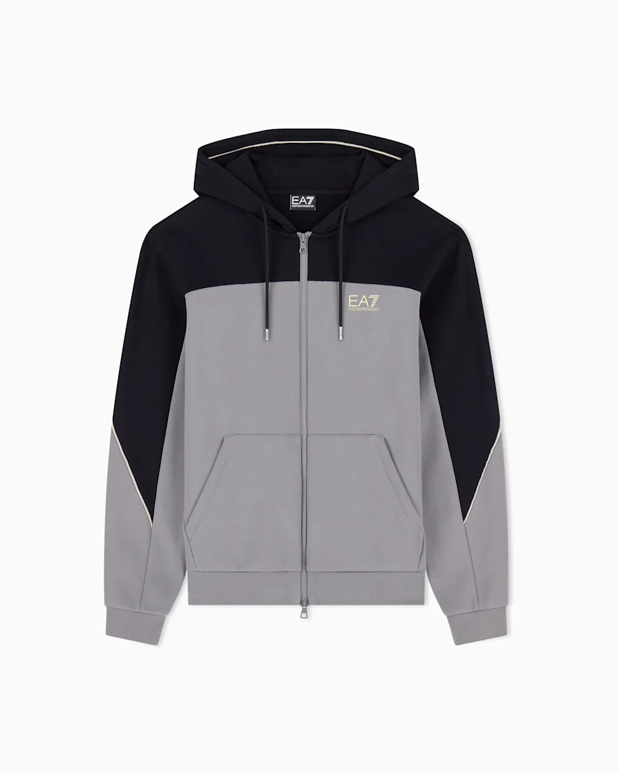 Худі EA7 на блискавці regular fit
