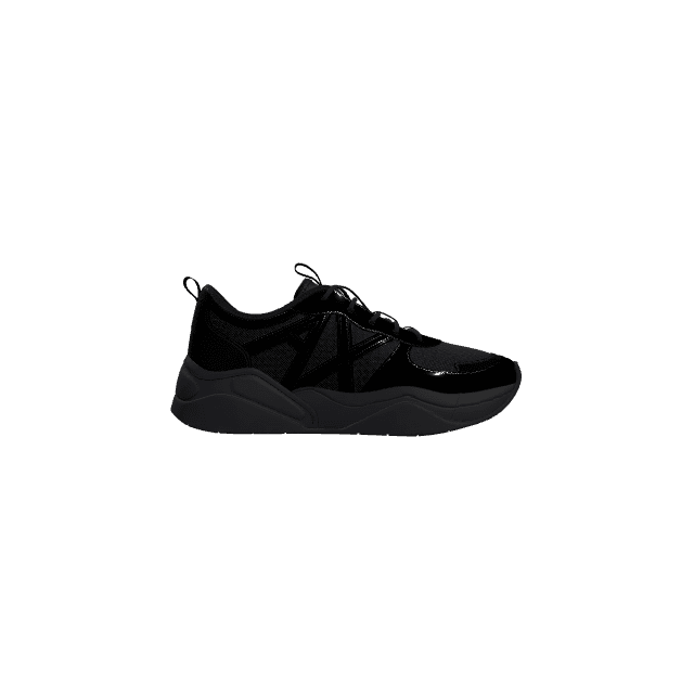 Кросівки Armani Exchange із сітки з лакованими деталями — фото 2